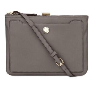 Nine West Medium Size Gray Bag Purse Long Strap Classic Neutral